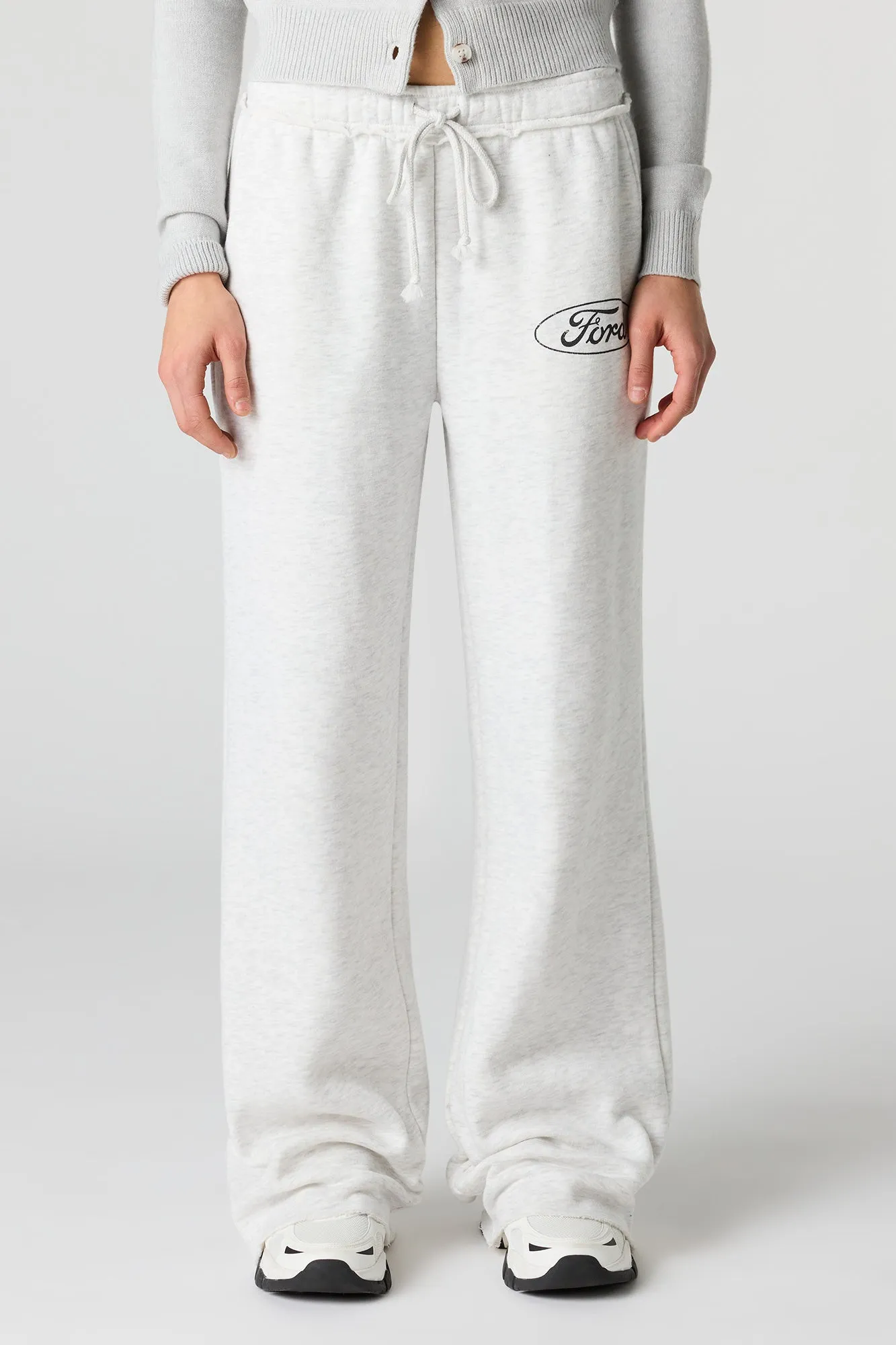 Ford Graphic Fleece Wide Leg Sweatpant sold by Urban Planet product image thumbnail 2