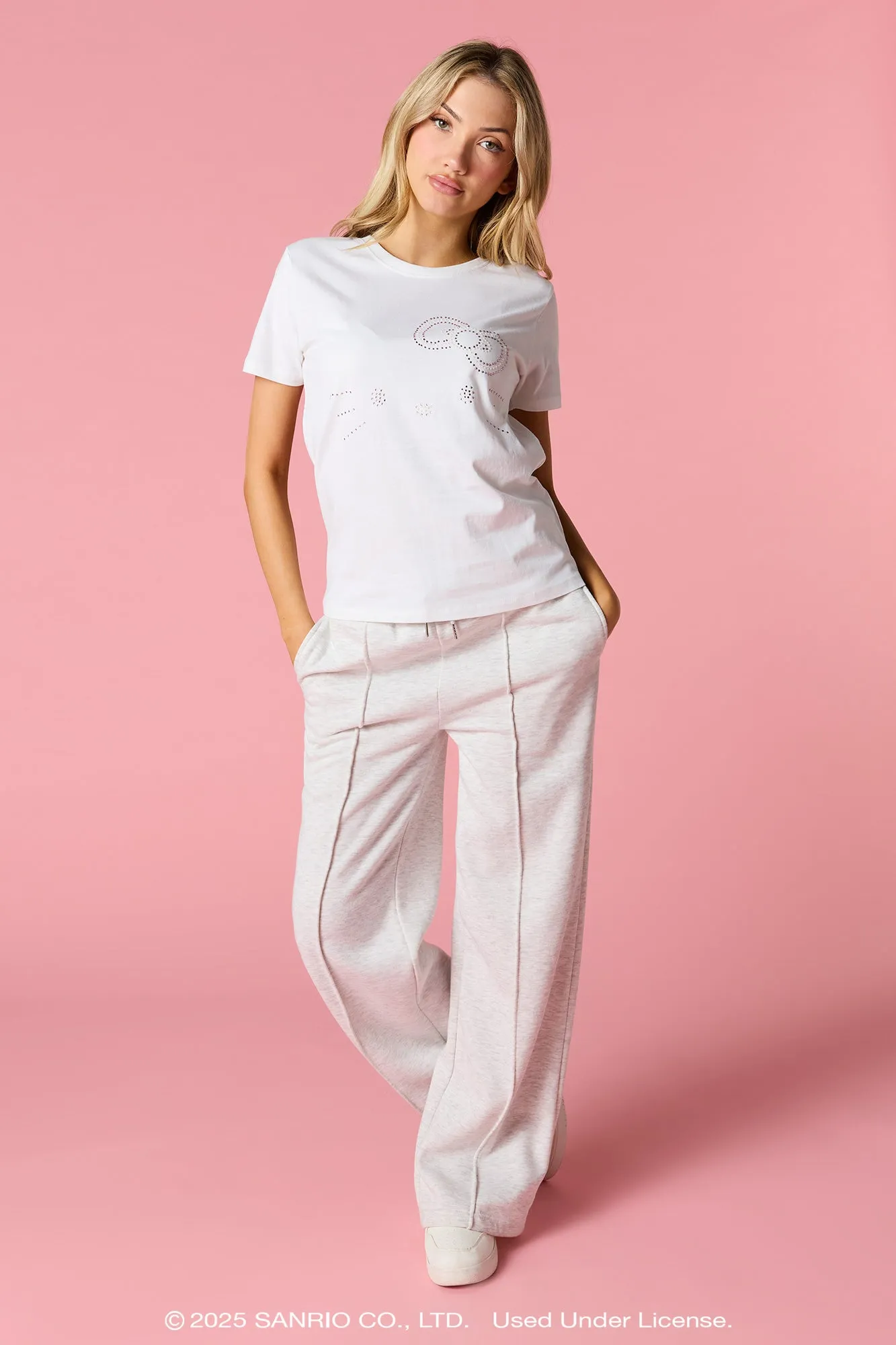 Hello Kitty® Rhinestone T-Shirt sold by Urban Planet product image thumbnail 3