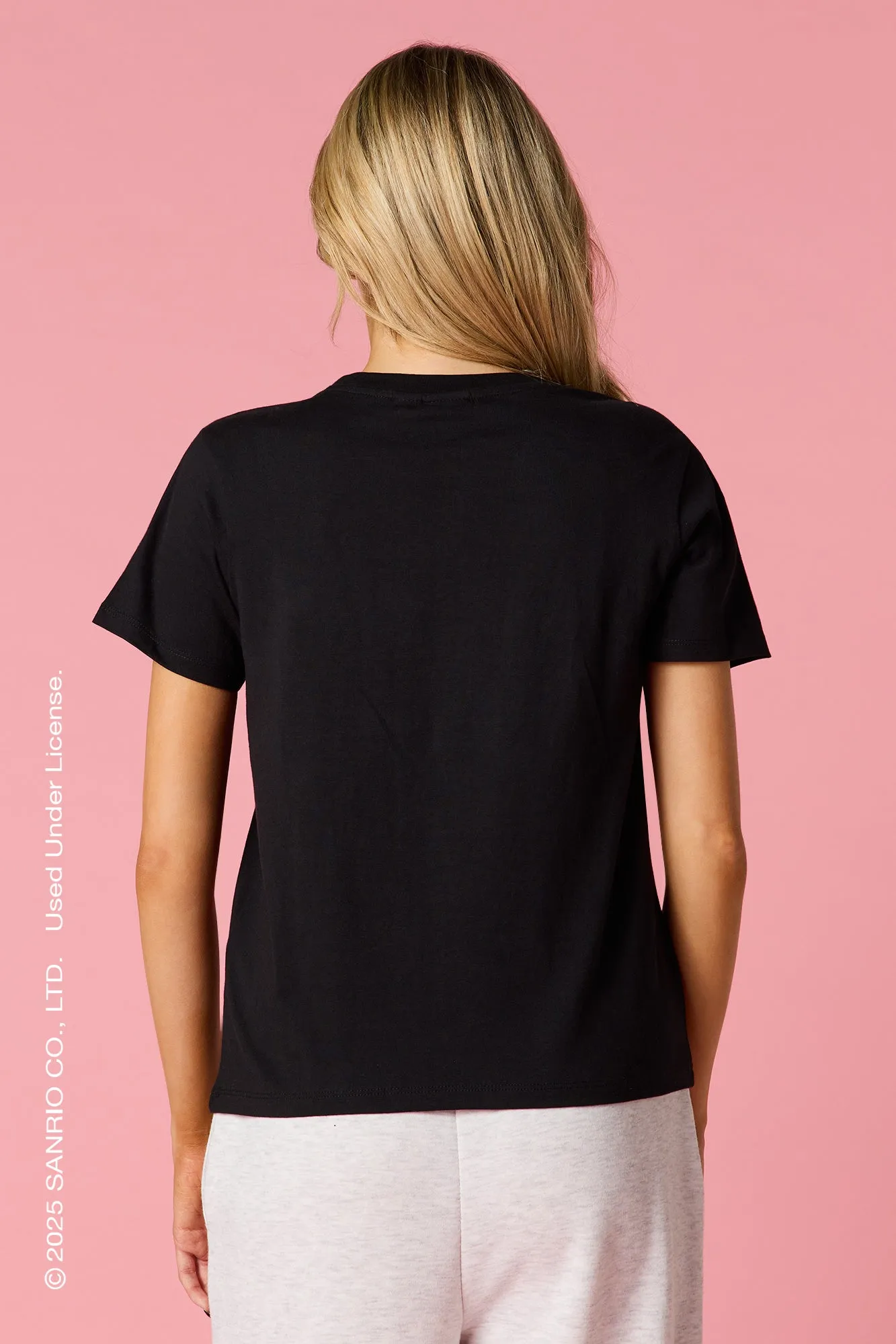 Hello Kitty® Rhinestone Graphic T-Shirt sold by Urban Planet product image thumbnail 2