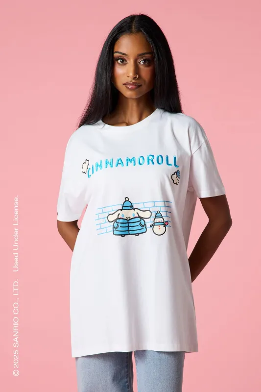 Cinnamoroll™ Embroidered Oversized T-Shirt sold by Urban Planet