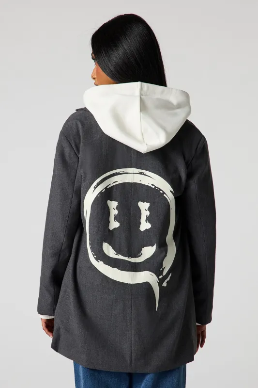 Oversized Graphic Blazer made by Urban Planet