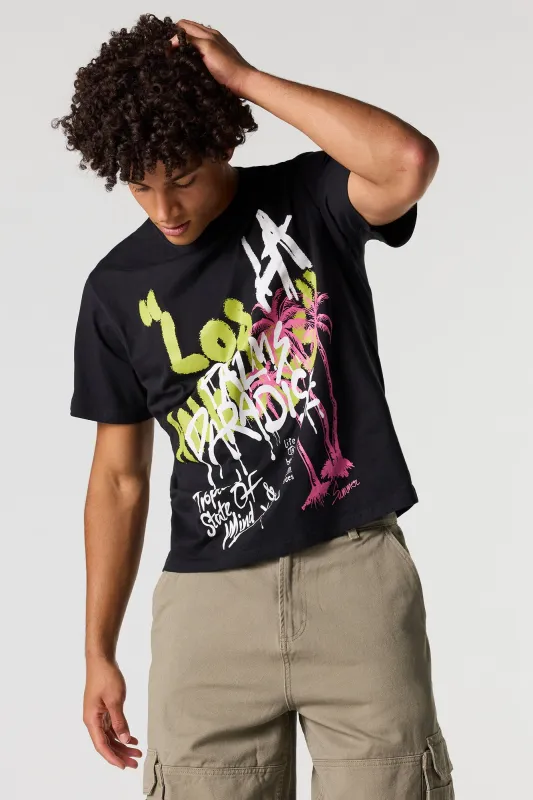 LA Graffiti Graphic T-Shirt sold by Urban Planet