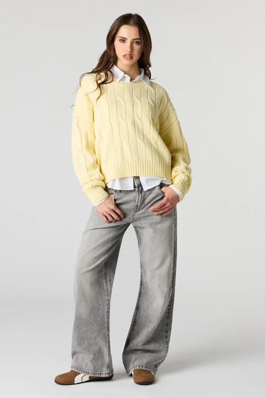 Low Rise Baggy Light Grey Jean sold by Urban Planet