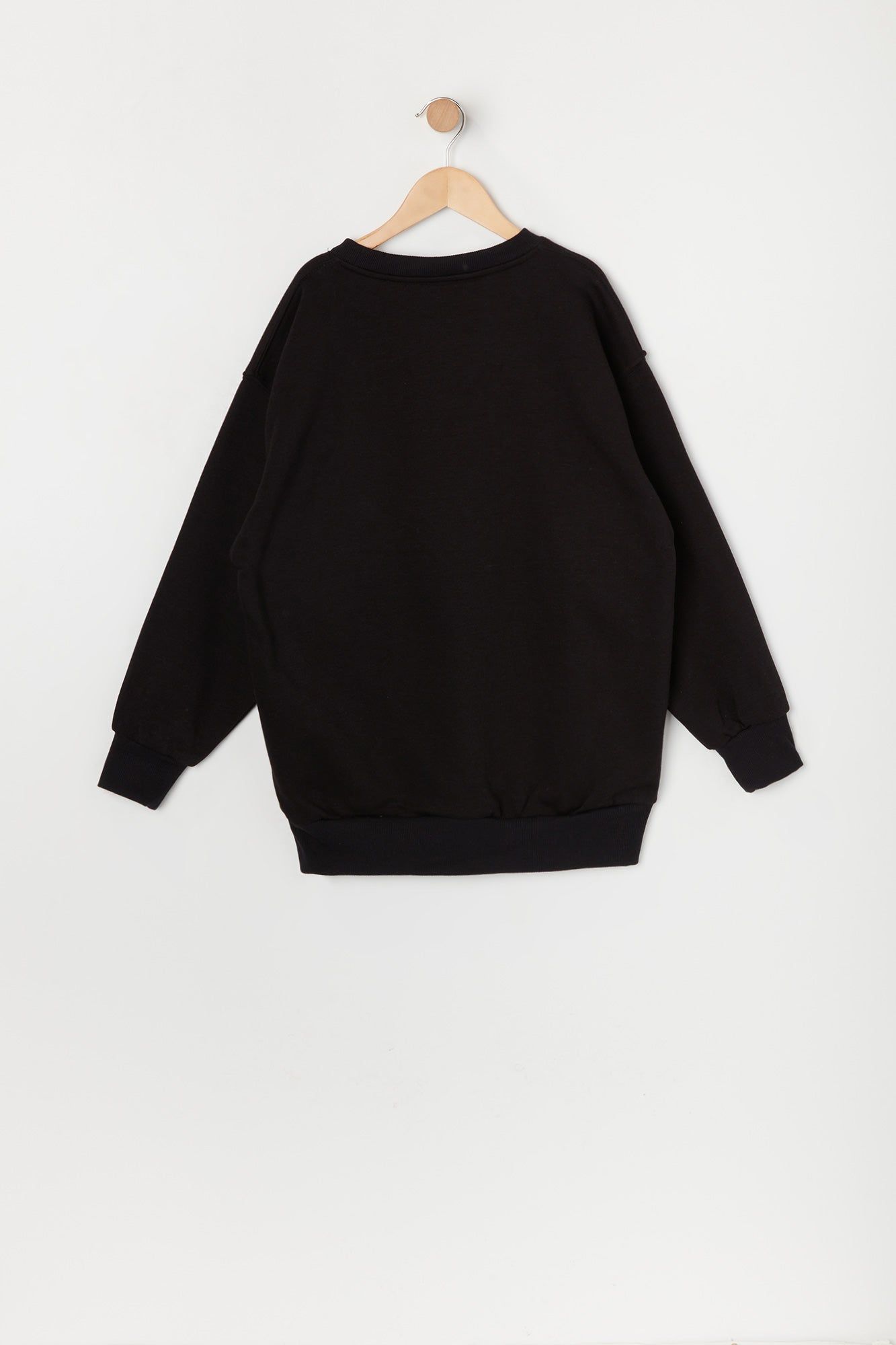 Girls Oversized Boston Sherpa Embroidered Sweatshirt sold by Urban Planet product image thumbnail 2