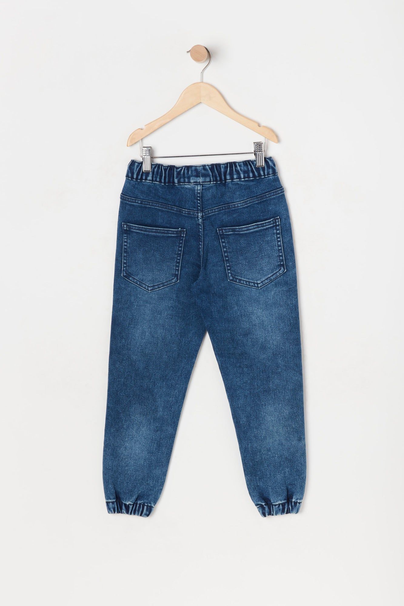 Boys Dark Wash Denim Knit Jogger sold by Urban Planet product image thumbnail 2