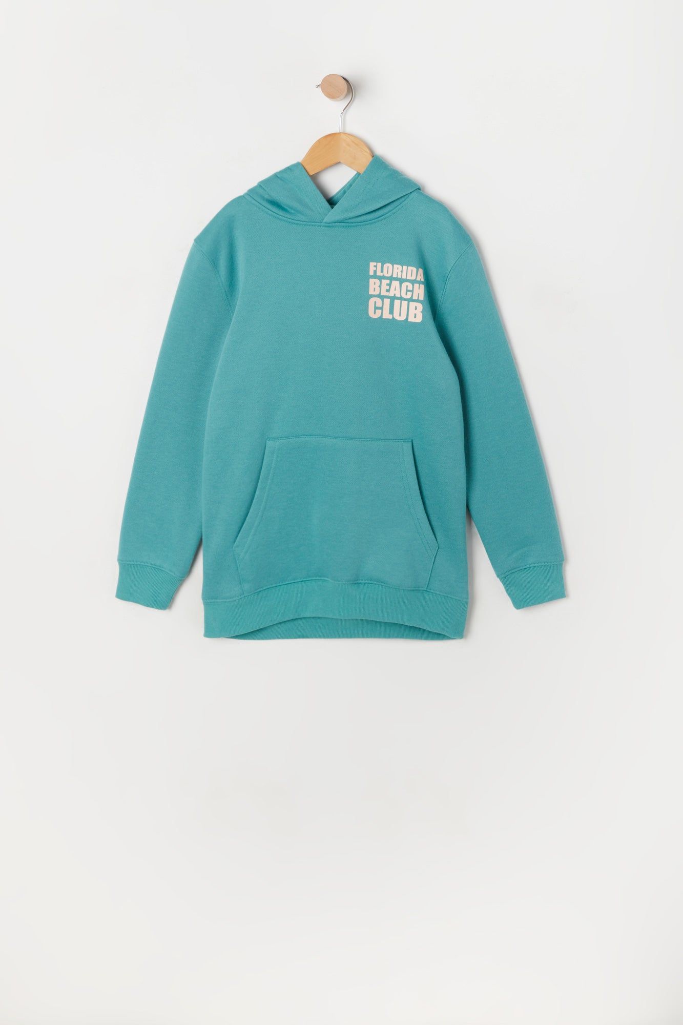 Boys Florida Beach Club Sunset Graphic Fleece Hoodie sold by Urban Planet