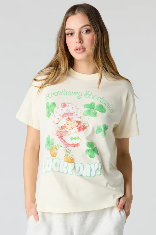 St. Patrick's Strawberry Shortcake Graphic T-Shirt sold by Urban Planet
