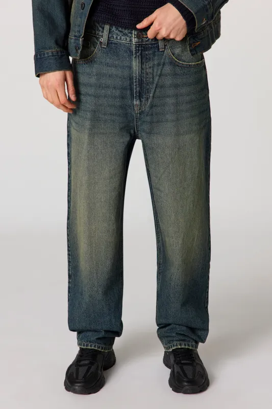 Dark Washed Baggy Jean sold by Urban Planet