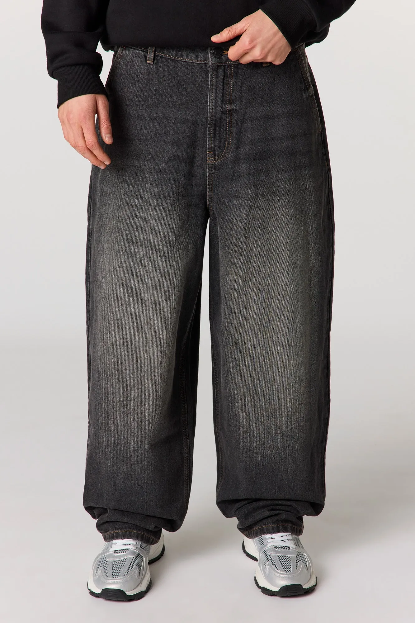 Skater Washed Black Jean sold by Urban Planet