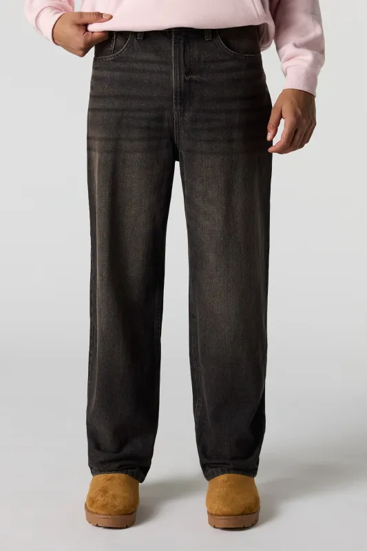 Baggy Washed Black Jean sold by Urban Planet