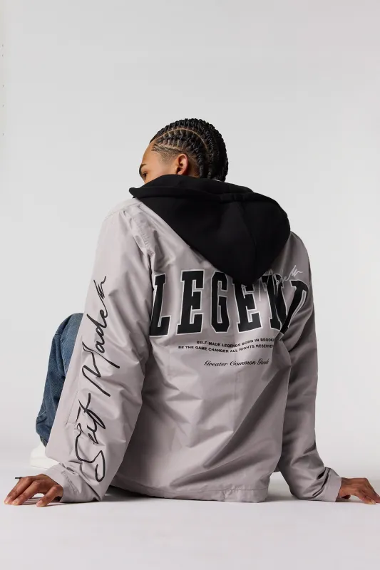 Graphic Bomber Jacket sold by Urban Planet