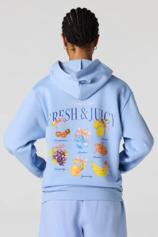 Fruit Graphic Fleece Hoodie sold by Urban Planet