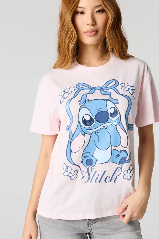 Stitch HD Print Boyfriend T-Shirt sold by Urban Planet