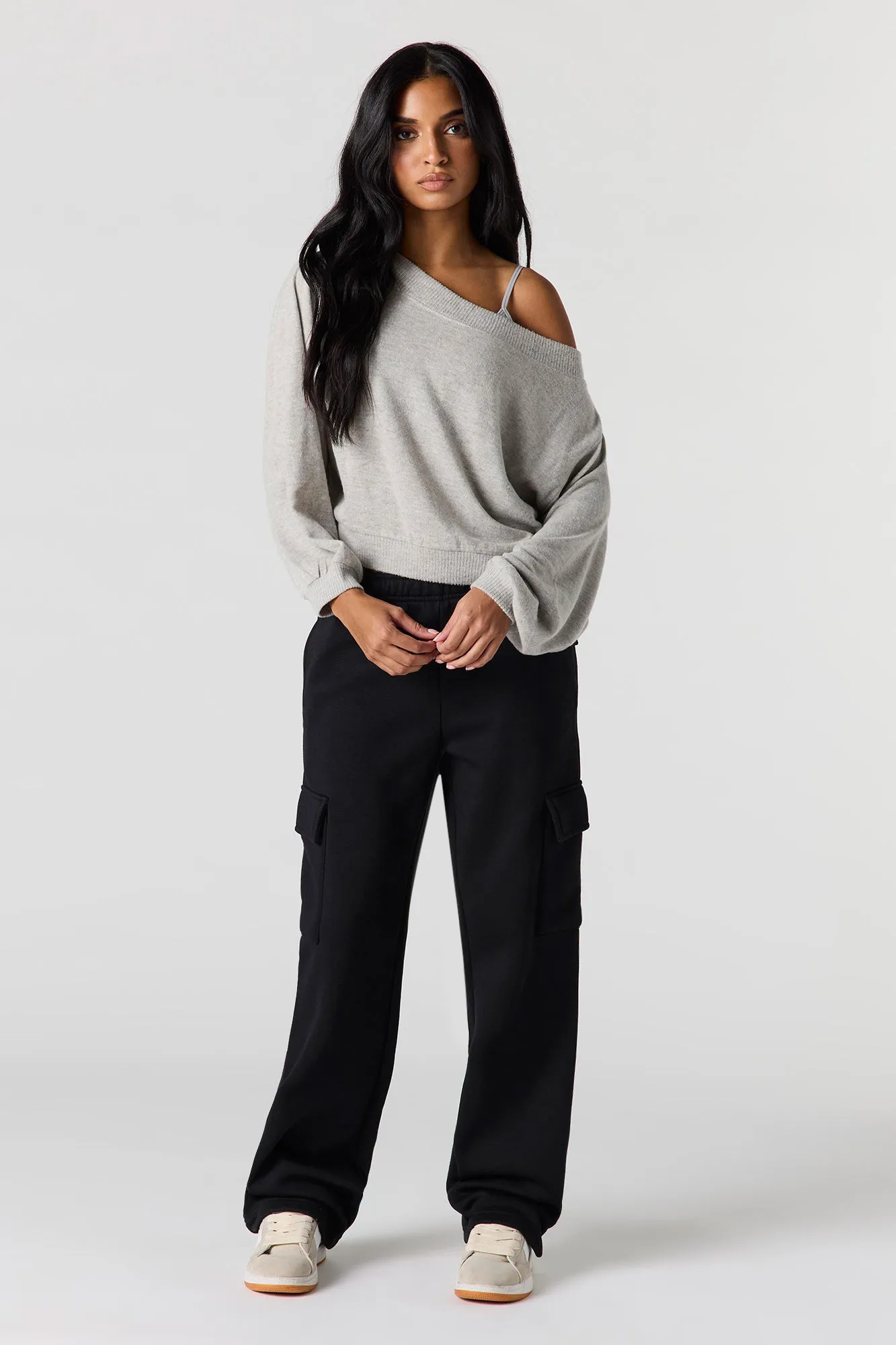 Fleece Cargo Sweatpant sold by Urban Planet product image thumbnail 4