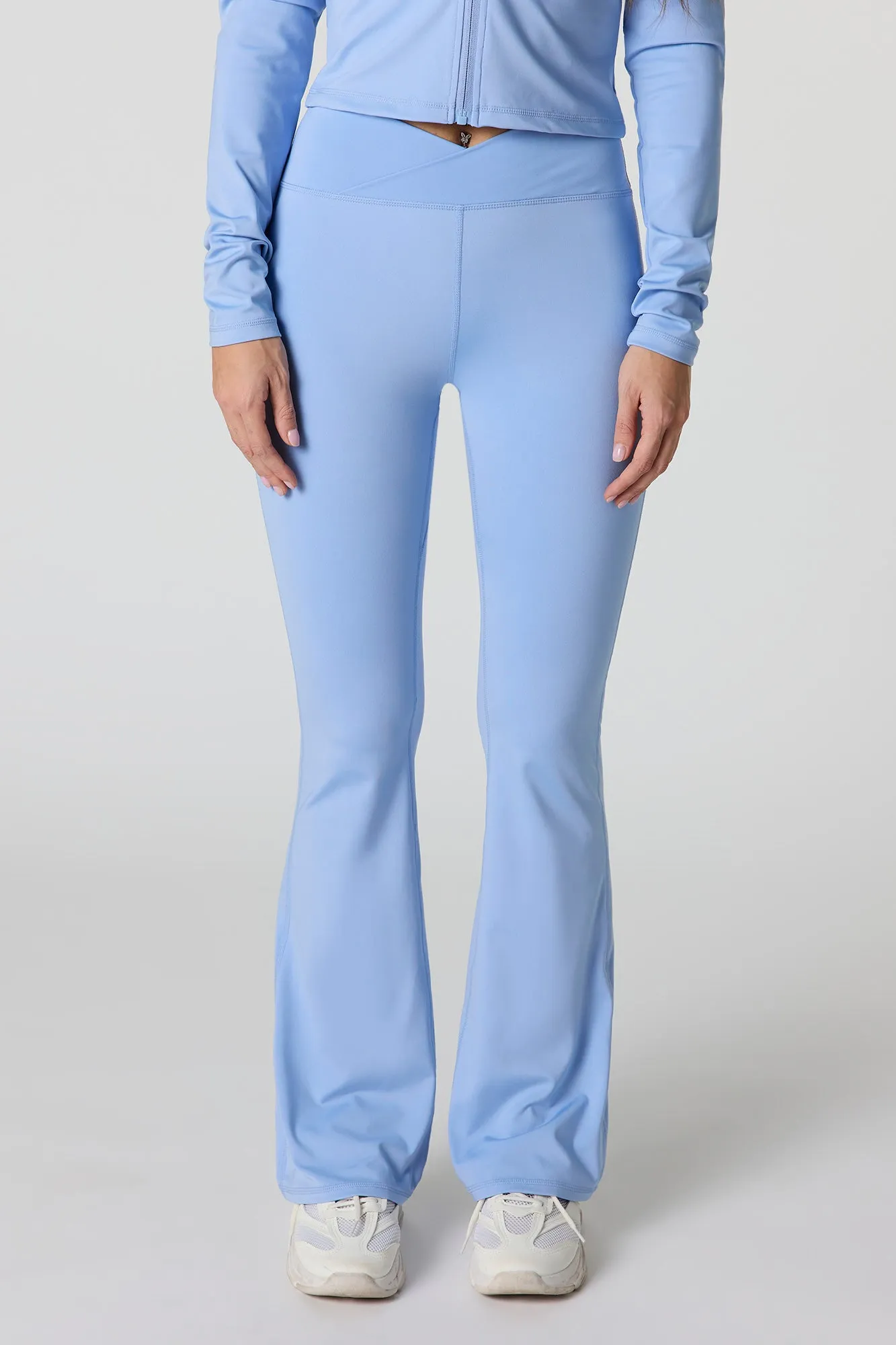 Active Foldover Waist Flare Pant sold by Urban Planet product image thumbnail 2