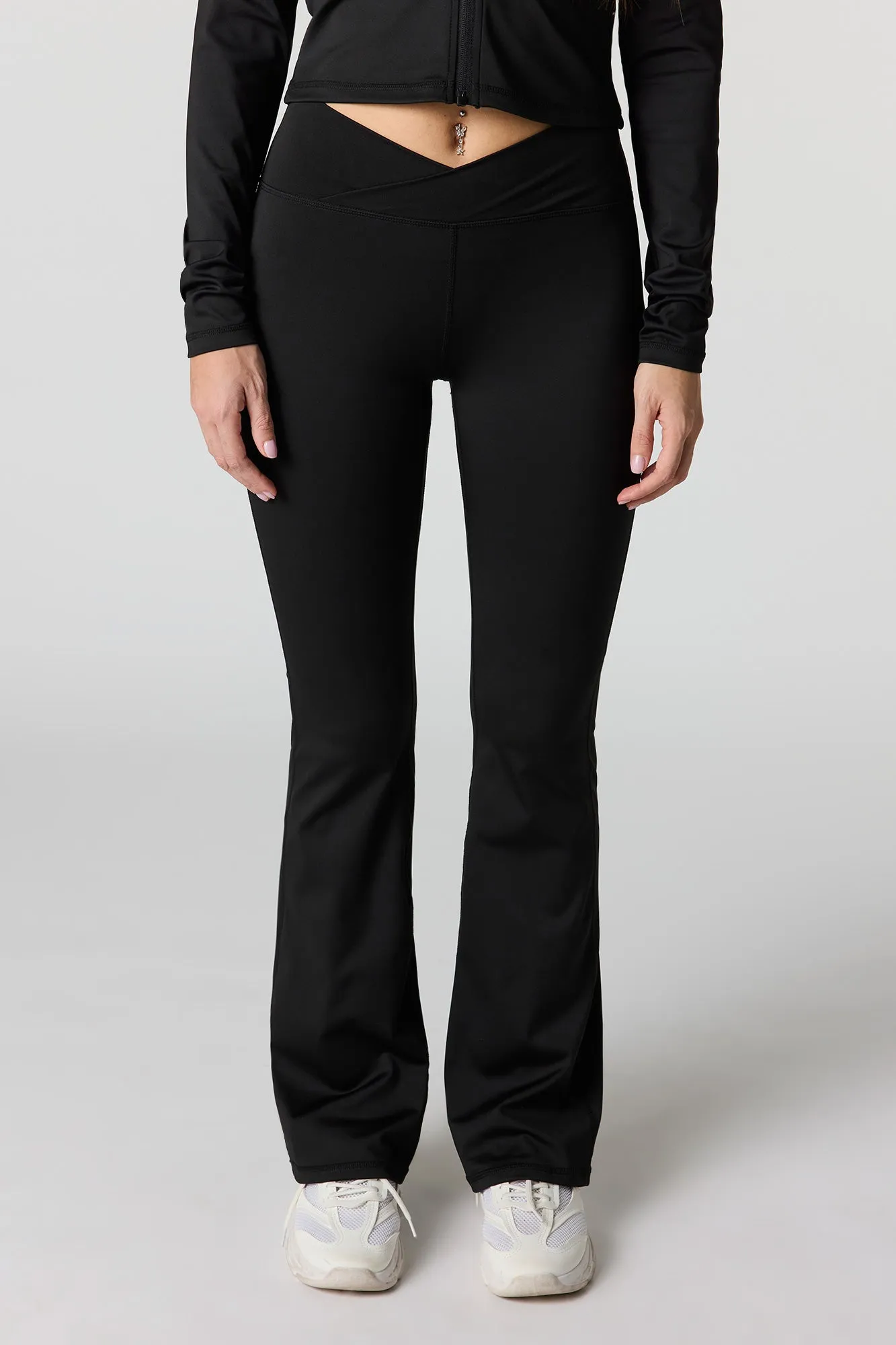 Active Foldover Waist Flare Pant sold by Urban Planet product image thumbnail 5
