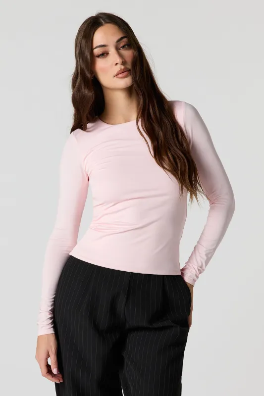 Contour Crew Neck Long Sleeve Top made by Urban Planet