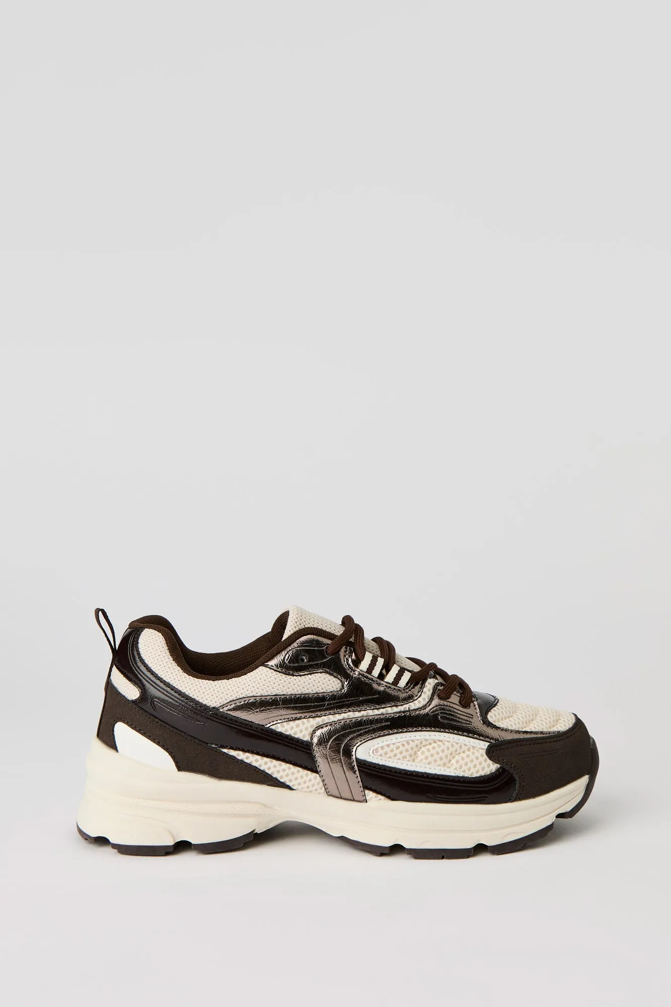 Mesh & Metallic Chunky Sneakers sold by Urban Planet product image thumbnail 2