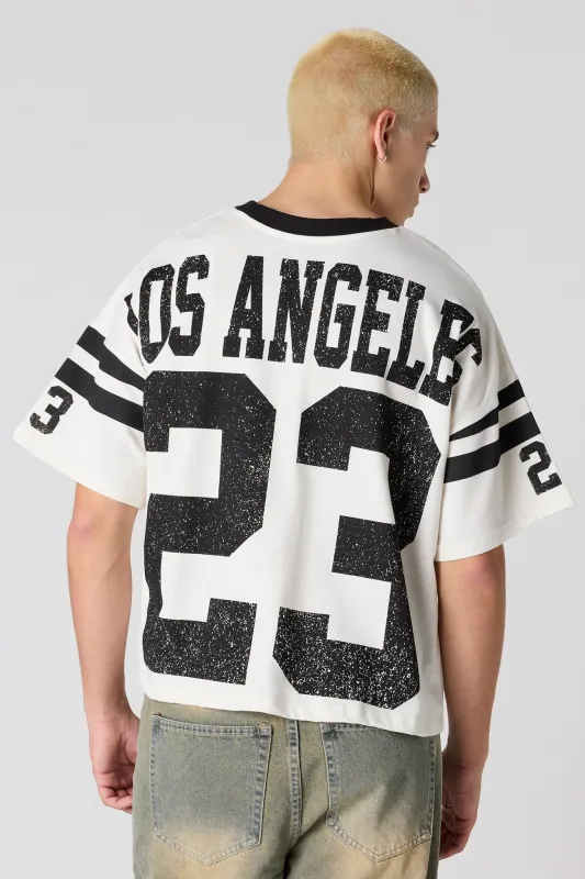 Premium Heavy Weight Fleece Boxy Football Jersey sold by Urban Planet