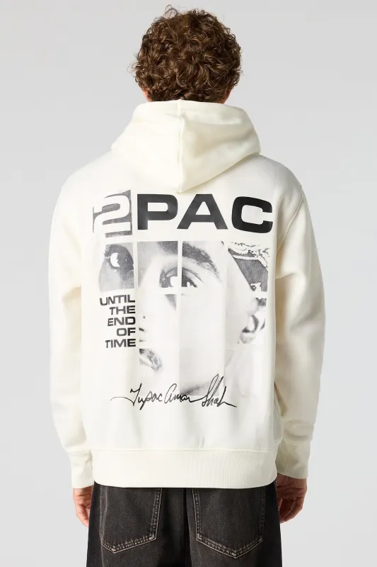 2Pac Graphic Fleece Hoodie sold by Urban Planet