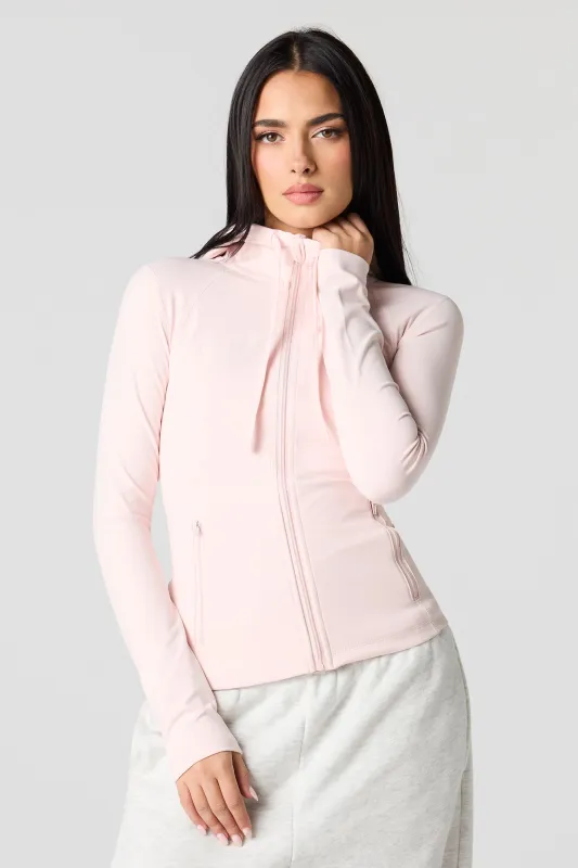 Active Zip-Up Hoodie sold by Urban Planet