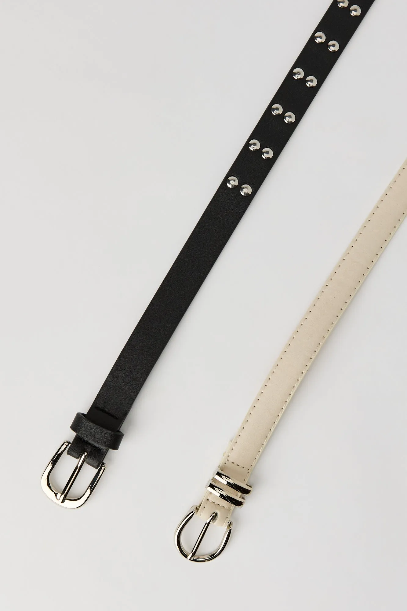 Solid & Studded Belt Set sold by Urban Planet product image thumbnail 4