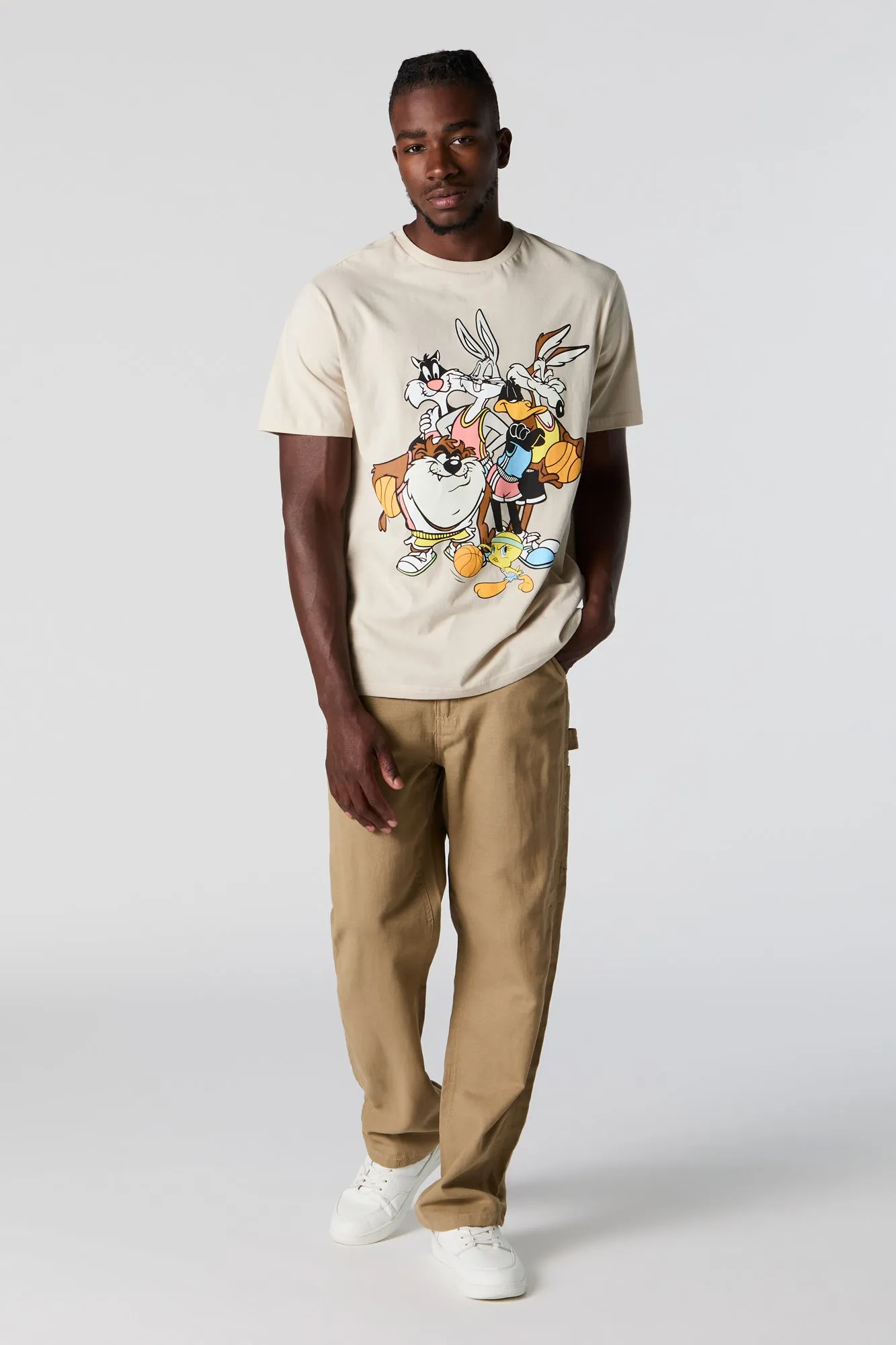 Looney Toons Basketball Team Graphic T-Shirt sold by Urban Planet product image thumbnail 2