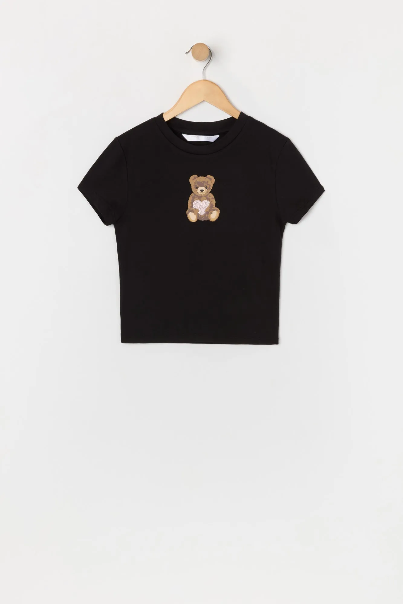 Girls Rhinestone Teddy T-Shirt sold by Urban Planet