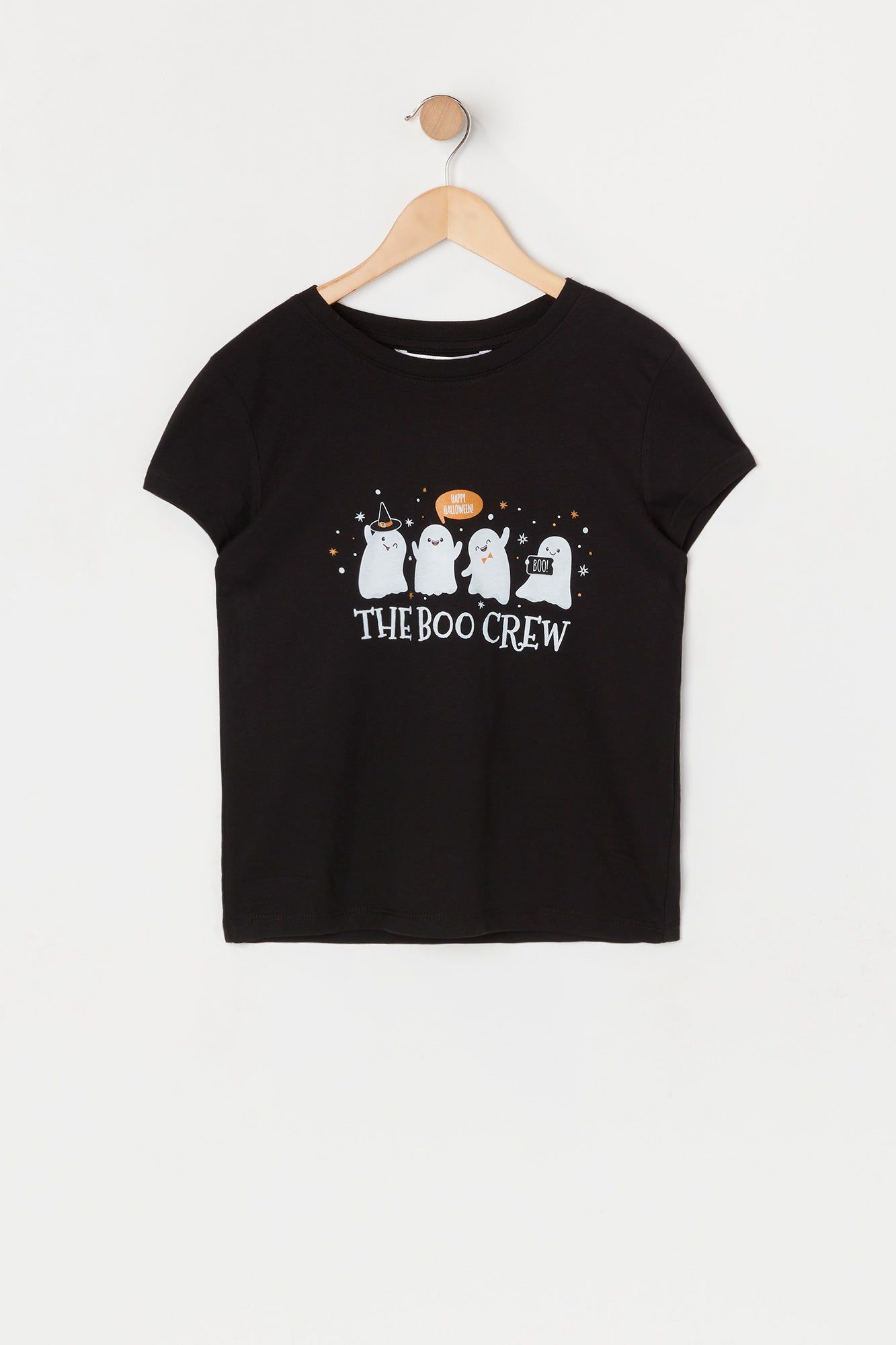 Girls The Boo Crew Halloween Graphic T-Shirt sold by Urban Planet