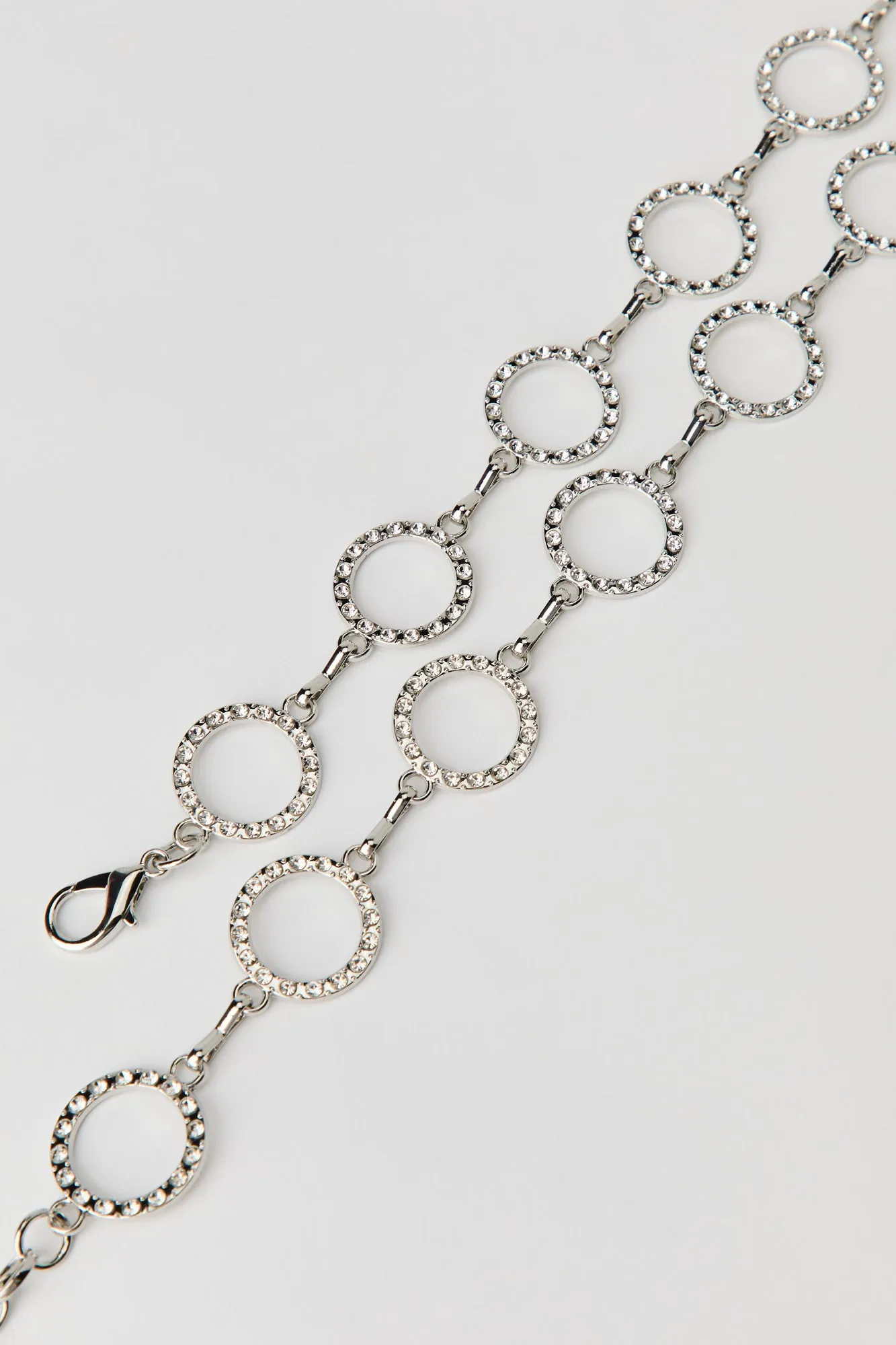 Rhinestone Circle Chain Belt sold by Urban Planet product image thumbnail 2