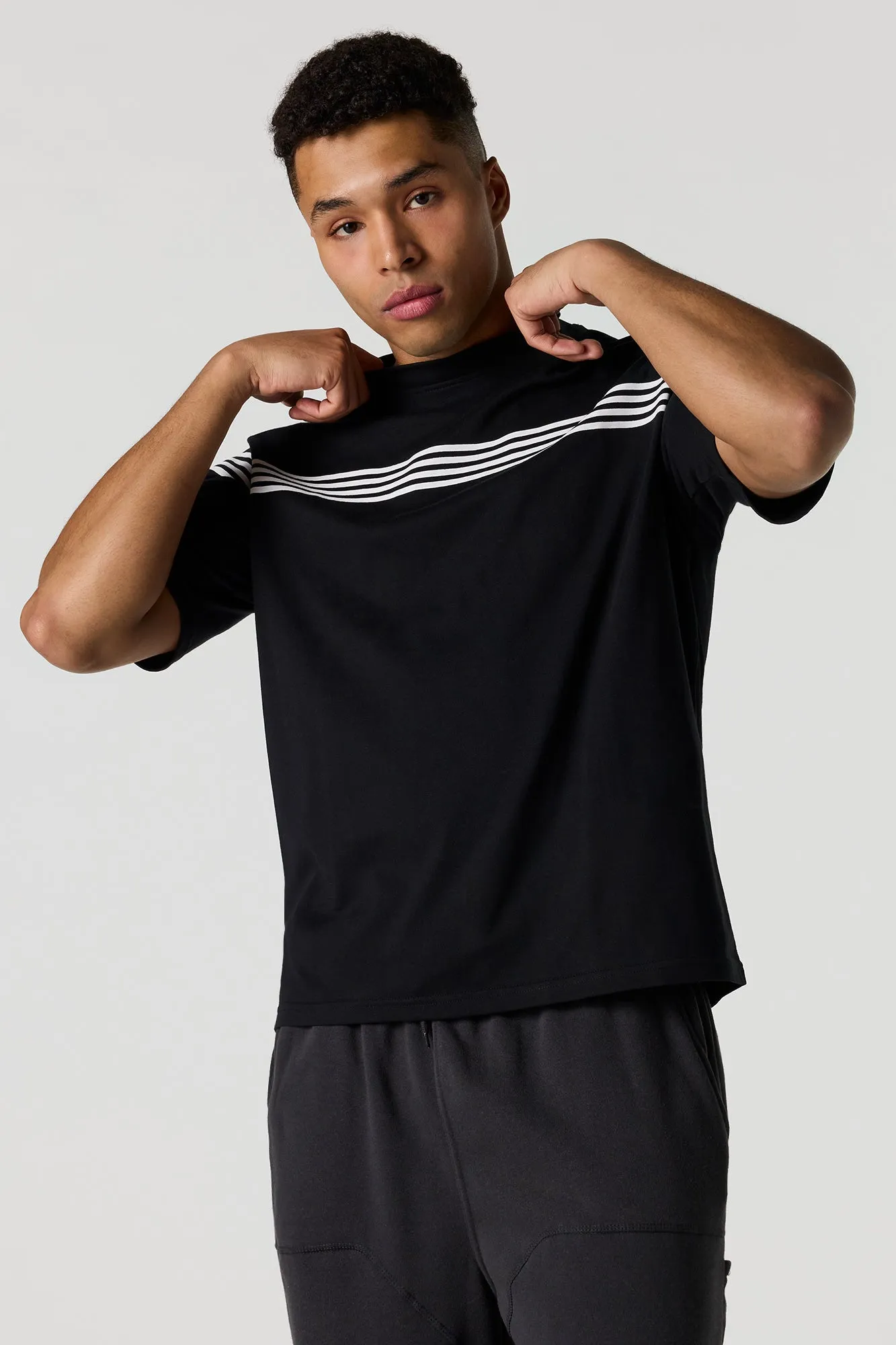 Striped T-Shirt sold by Urban Planet product image thumbnail 4