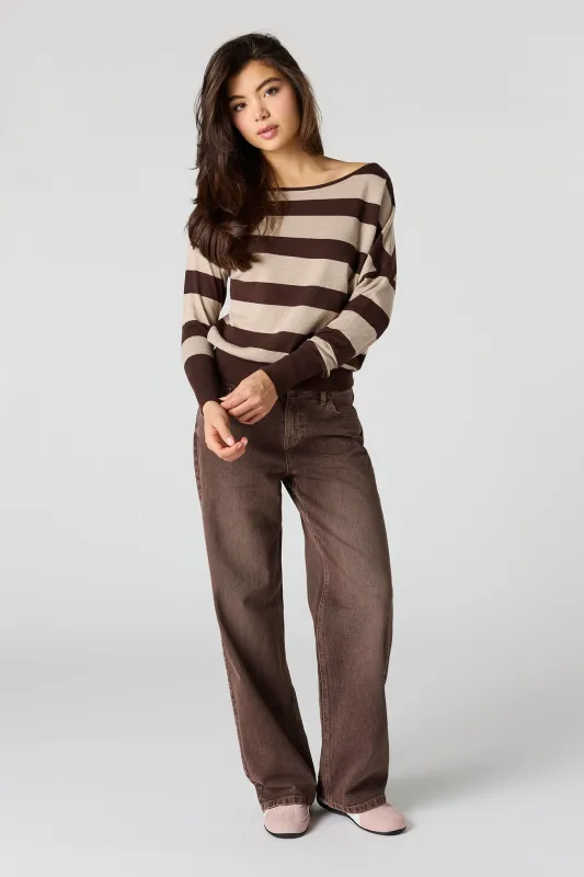 Low Rise Baggy Brown Jean sold by Urban Planet