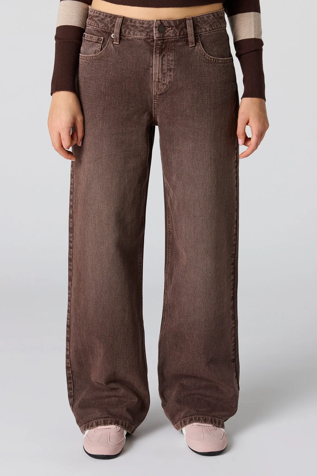 Low Rise Baggy Brown Jean sold by Urban Planet product image thumbnail 2