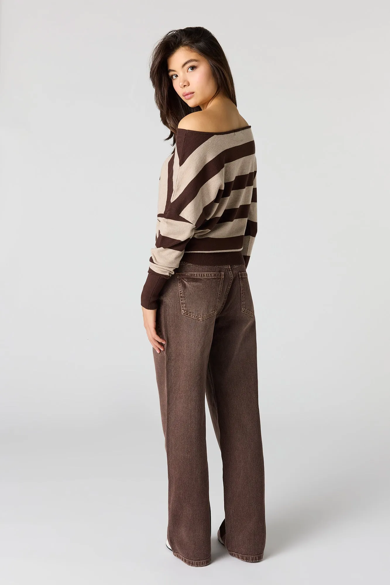 Low Rise Baggy Brown Jean sold by Urban Planet product image thumbnail 3