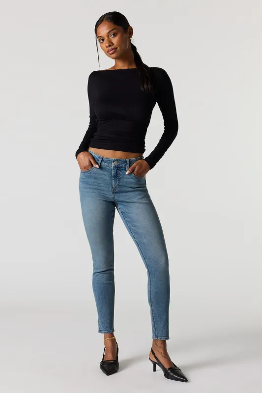 High Rise Skinny Vintage Medium Jean made by Stitches