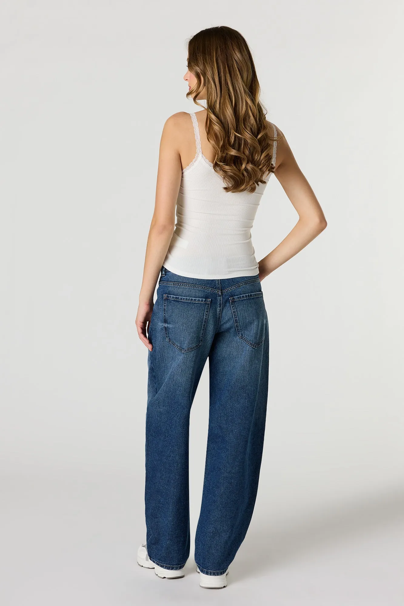 Low Rise Barrel Jean sold by Urban Planet product image thumbnail 3