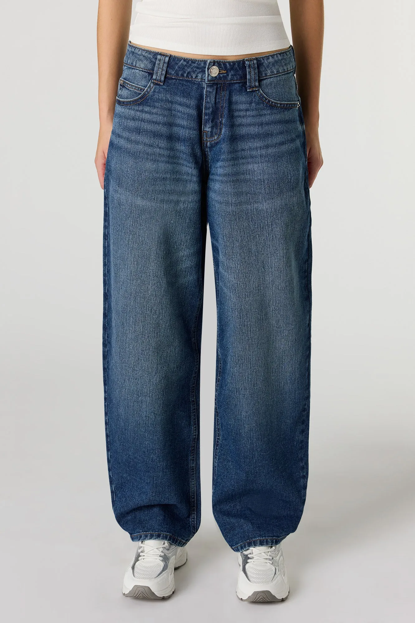 Low Rise Barrel Jean sold by Urban Planet product image thumbnail 2