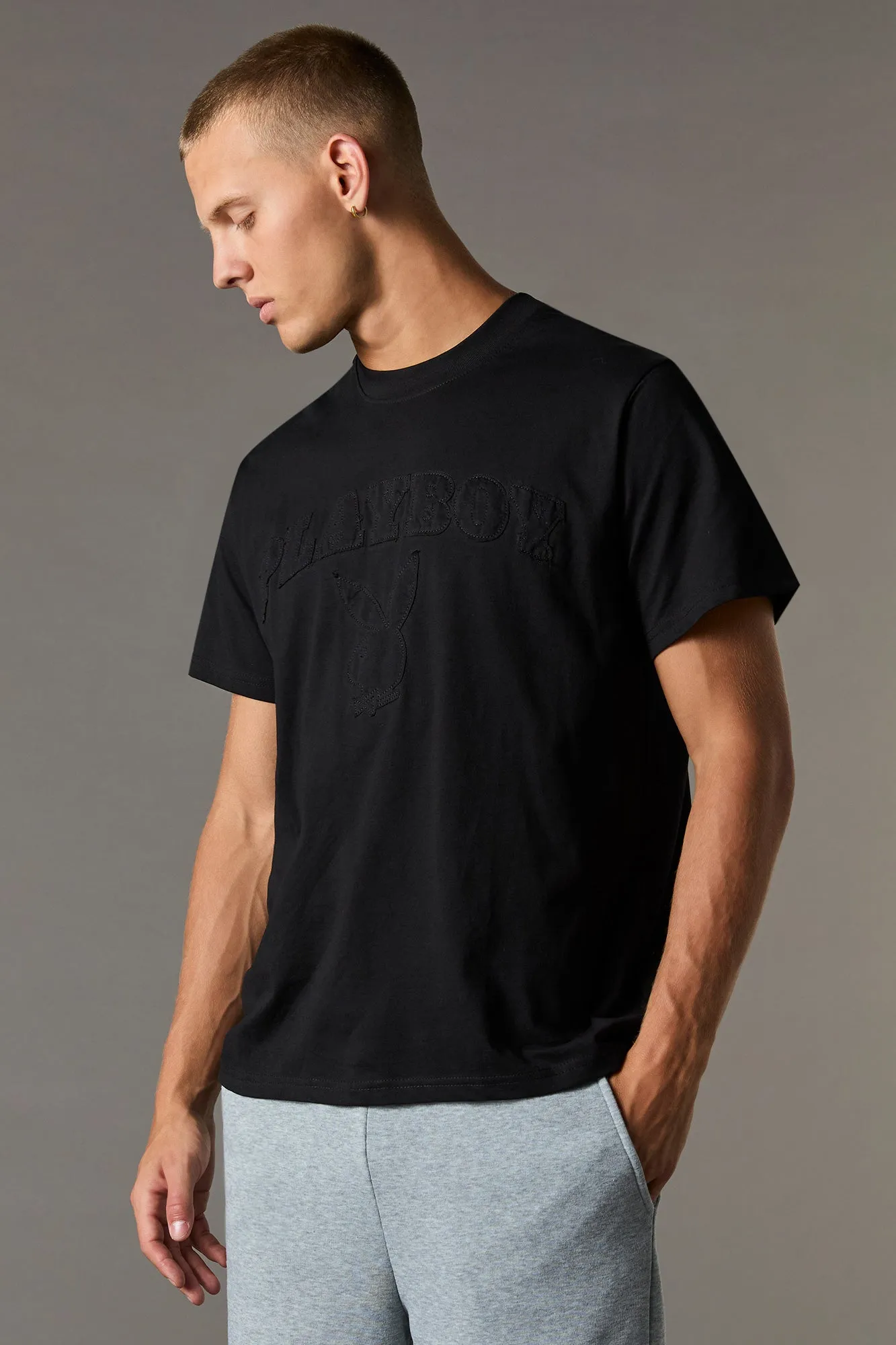 Playboy Applique T-Shirt sold by Urban Planet product image thumbnail 4