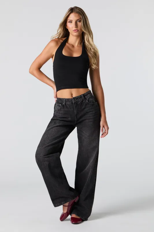 Low Rise Bow Graphic Skater Jean made by Stitches