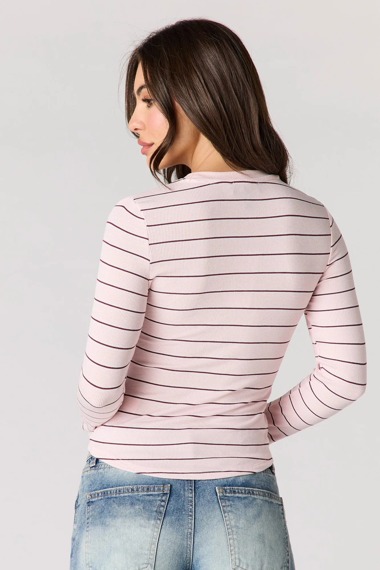 Classic Ribbed Long Sleeve Top sold by Urban Planet product image thumbnail 2