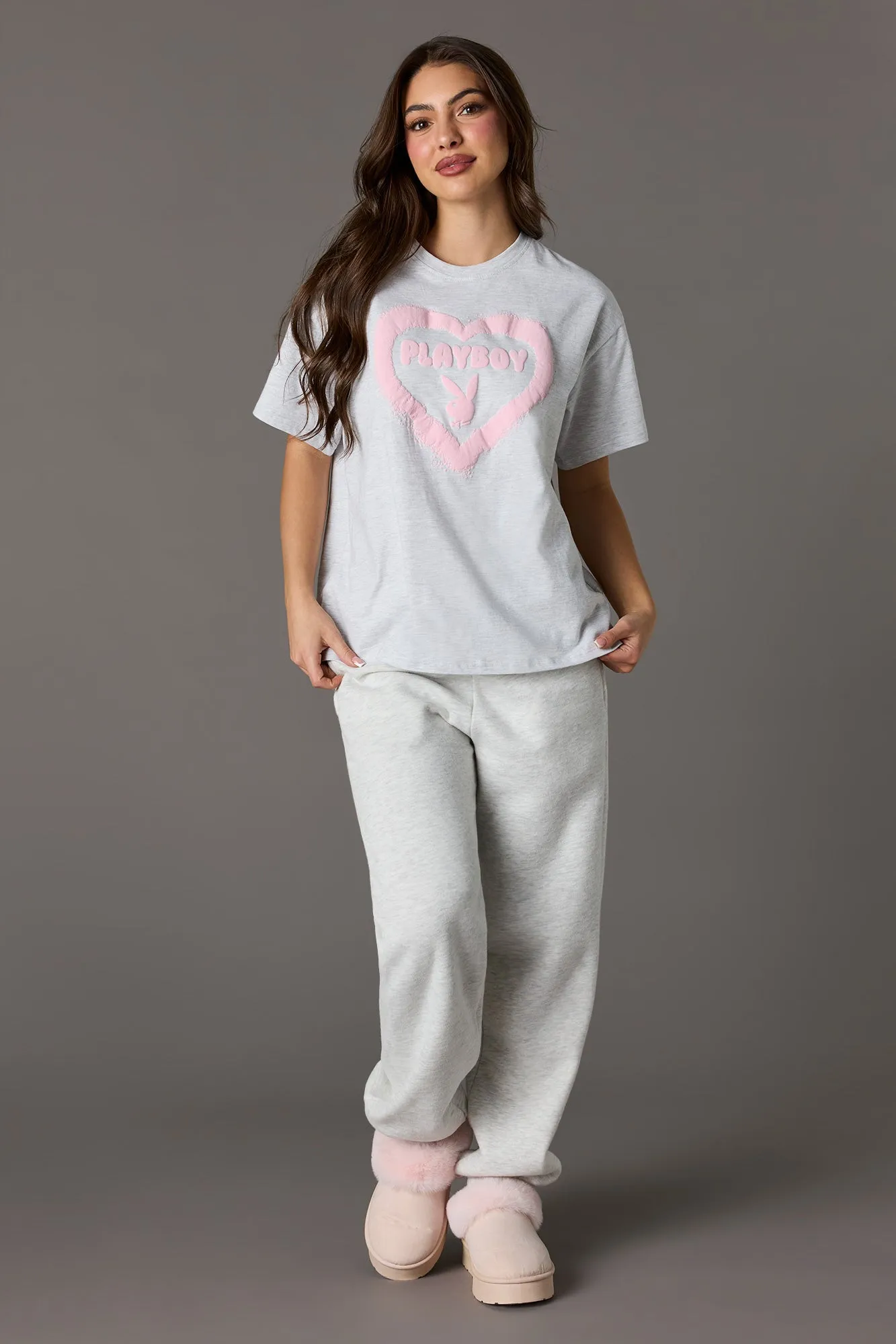 Luxe Heavy Cotton Playboy Puff Print T-Shirt sold by Urban Planet product image thumbnail 3