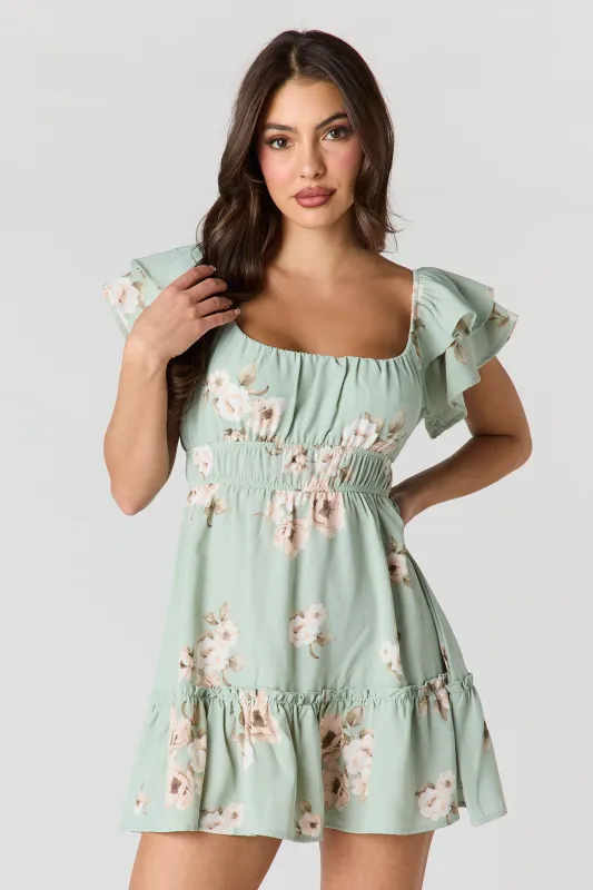 Flutter Sleeve Mini Dress sold by Urban Planet