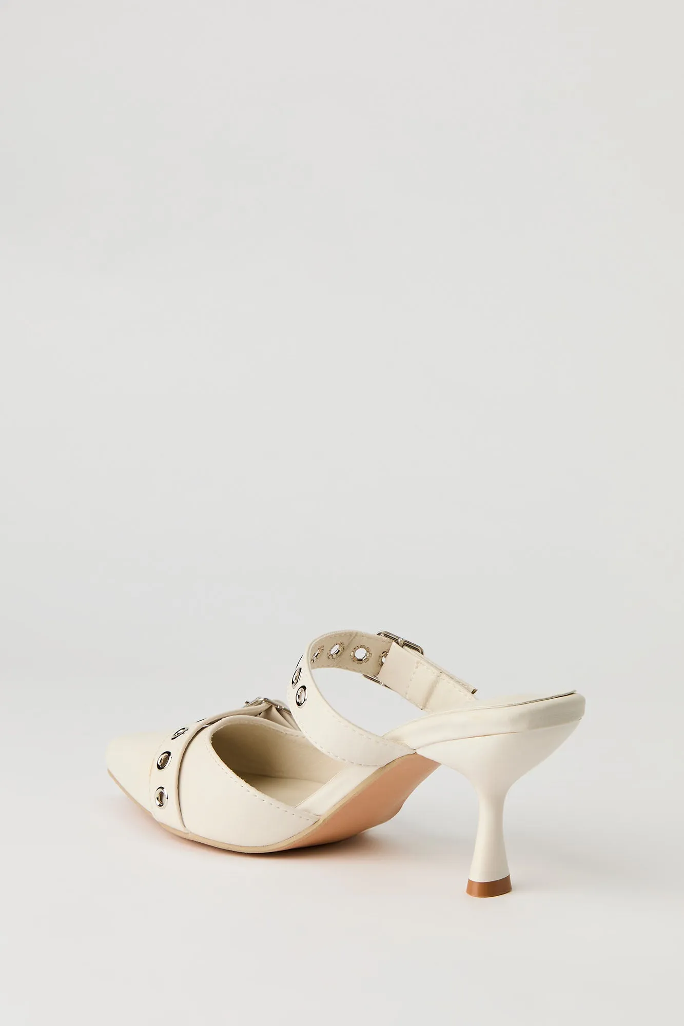 Faux Leather Buckled Kitten Heel sold by Urban Planet product image thumbnail 3