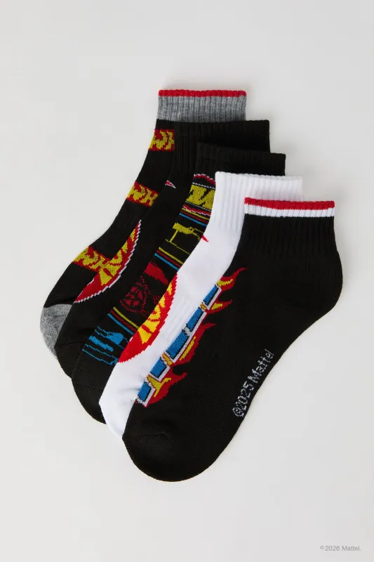 Hot Wheels™ Quarter Socks (5 Pack) made by Urban Planet