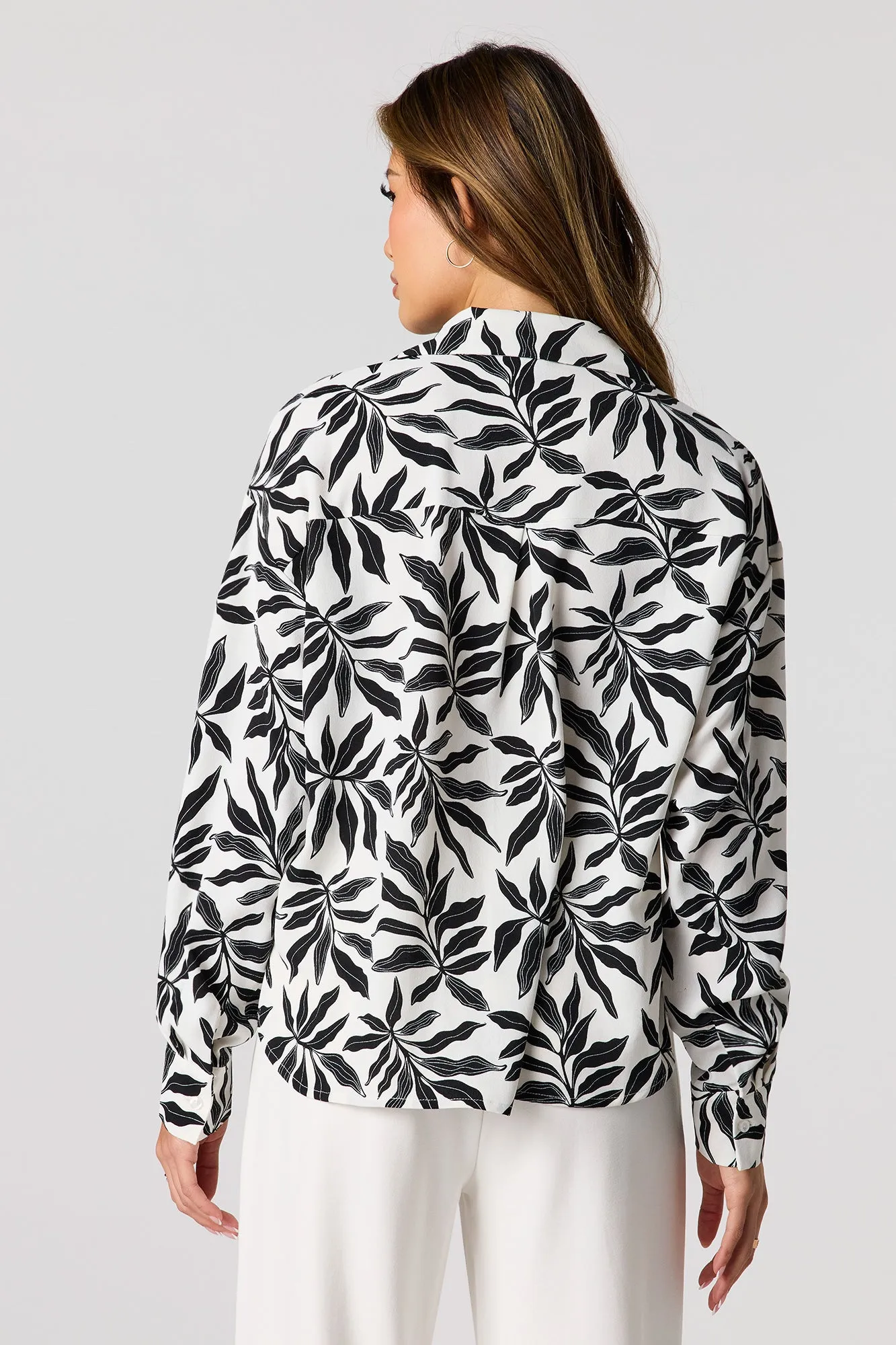 Flowy Button-Up Collared Top sold by Urban Planet product image thumbnail 5