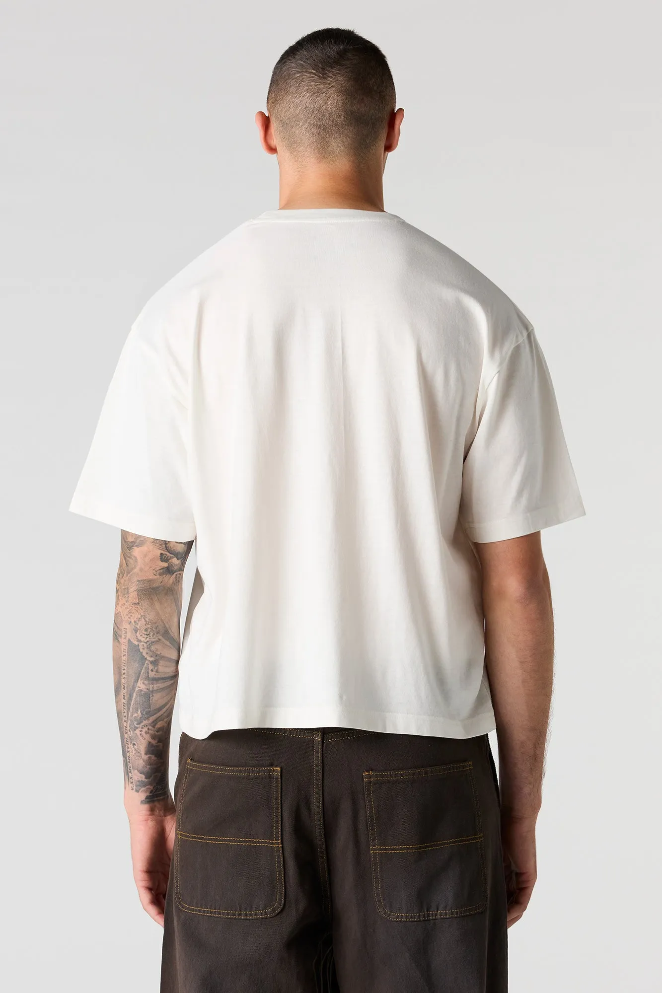 Beverly Hills Puff Print Boxy T-Shirt sold by Urban Planet product image thumbnail 2