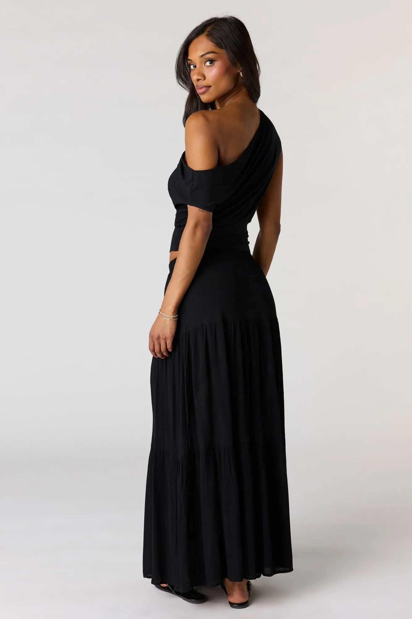 Tiered Maxi Skirt sold by Urban Planet product image thumbnail 5