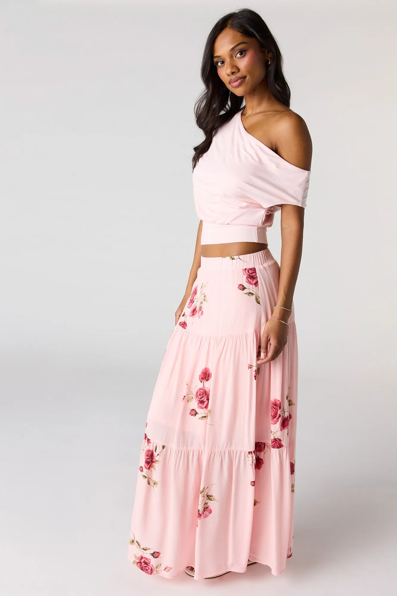 Tiered Maxi Skirt sold by Urban Planet product image thumbnail 3