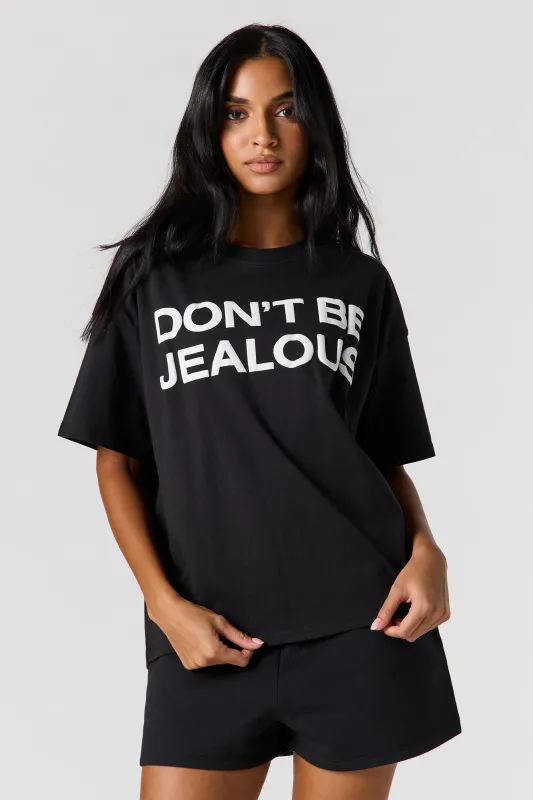 Jealous Puff Print T-Shirt sold by Urban Planet