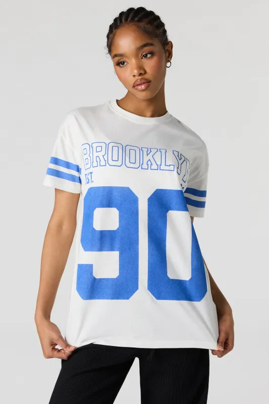 Brooklyn Graphic Oversized T-Shirt sold by Urban Planet